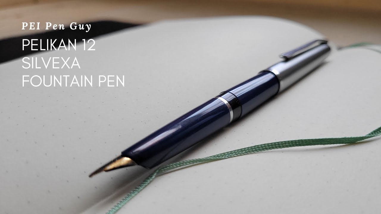 Pelikan 12 Silvexa Fountain Pen Review. - YouTube