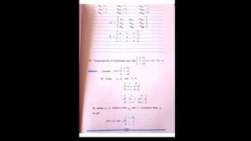 || Class 11th(sci) || Mathematics practical No.4 || Determinants And Matrices || @hitesh_king
