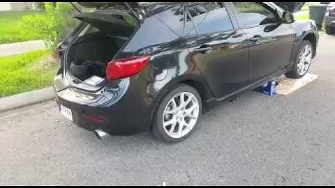 Mazdaspeed 3 with new downpipe and fuel pump