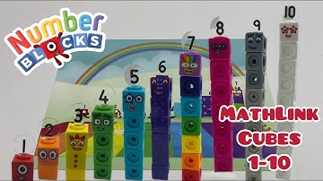 Unboxing Building Numberblocks, mathlink cubes 1-10
