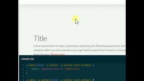 Navigation Inline Color Change on Parent Element Hover