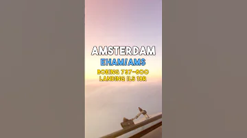 ?? AMSTERDAM POLDERBAAN | Boeing 737 Landing at Amsterdam | Sunset Turns to Cloud Surfing on Final