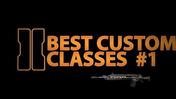 Black Ops 2 Classes #1: Objective Class!