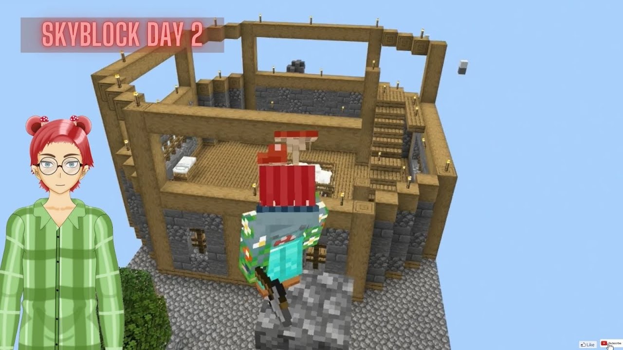 Skyblock day 2 - YouTube