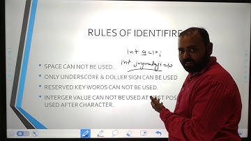 #JAVA COMPUTER:LECTURE#4-CH-7-IDENTIFIERS   | STD-12TH | GUJ./ENG. MED. | AMRUT SIR