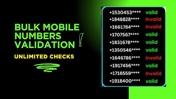 How to validate bulk mobile phone numbers in 2025 without any API - Unlimited Checks