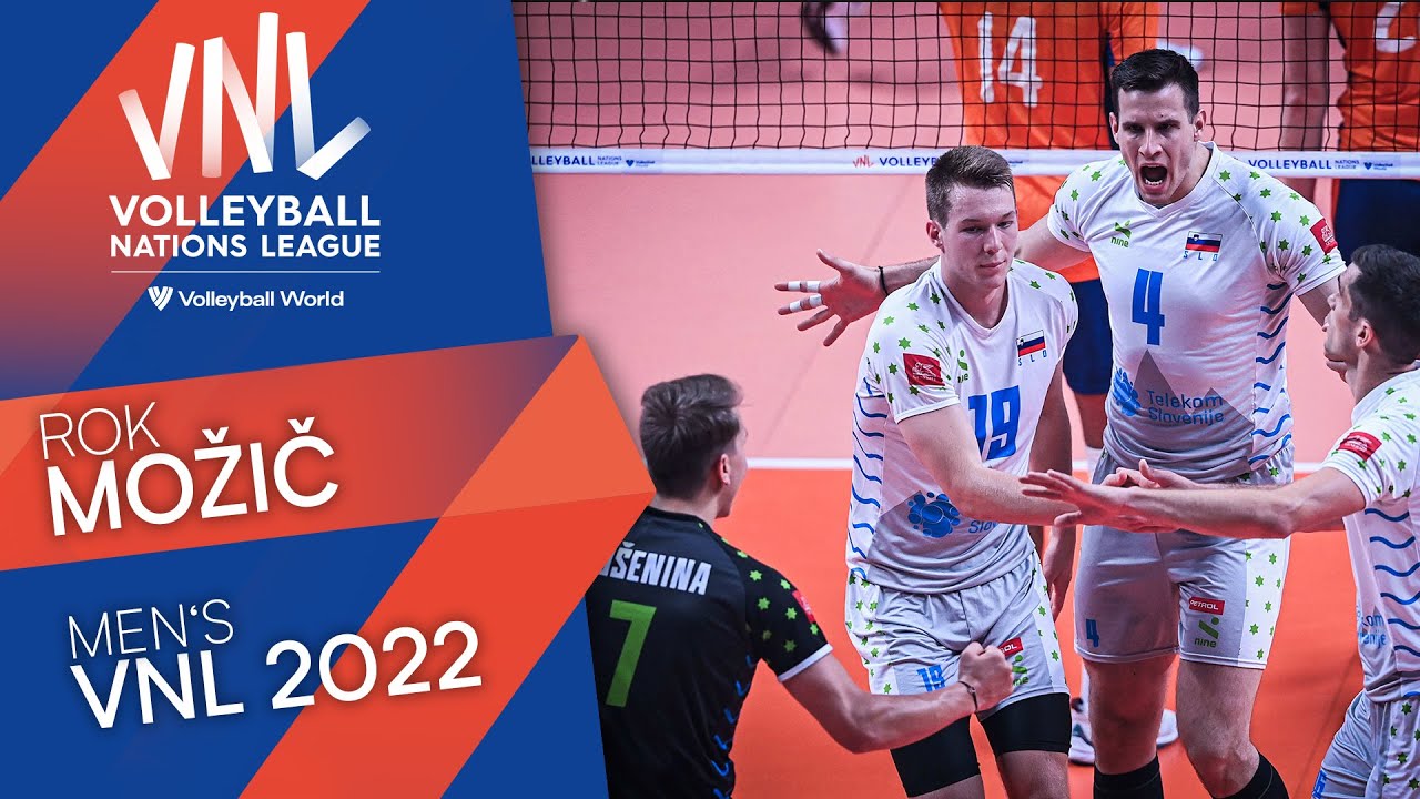 Rok Mozic and his performance during the Mens VNL2022 VNL2022