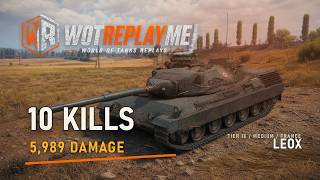 Leox Tier Ix Mt Replay Prokhorovka 10 Kills