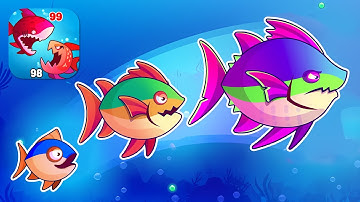 ✅ Eat Fish.IO - HUNGRY FISH 🐳 Gameplay | ALL LEVELS #14