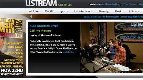 A little about live streaming TV using ManyCam, Adobe Flash Media Encoder, stream from GB