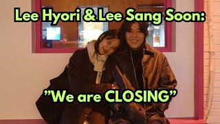 Lee Hyori and Lee Sang Soon announcing the CLOSURE of their Cafe Long Play in Jeju