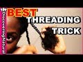 African Threading Trick You SHOULD Know | Natural Hair Hacks