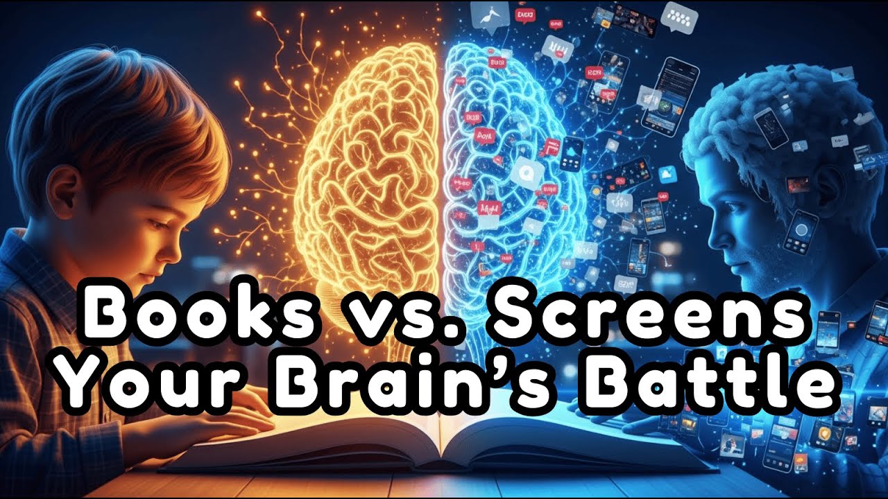 Books vs Screens | How Reading Rewires Your Brain | The Science Behind ...