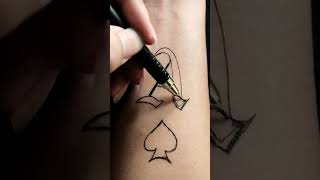tattoo ideas / How to draw a tattoo #shorts #tattoo #drawing screenshot 3