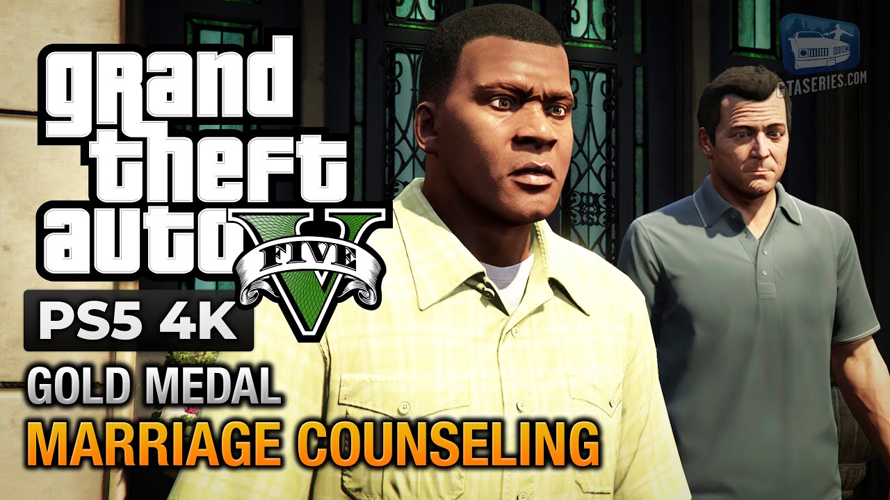 GTA 5 PS5 - Mission #8 - Marriage Counseling [Gold Medal Guide - 4K 60fps]