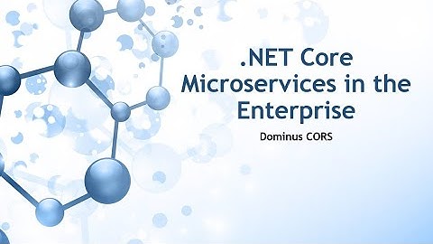 .NET Core Microservices in the Enterprise: Dominus CORS 1