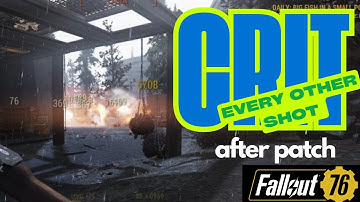 FO76 How to do critical every other shot after patch easily