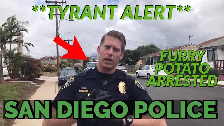 **TYRANT ALERT** FURRY POTATO ARRESTED by CCW'S HOUSE - SAN DIEGO PD **MIRRORED**