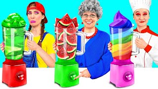 Me vs Grandma Cooking Challenge  Crazy Ideas To Cook by PaRaRa Challenge