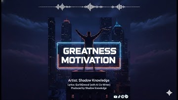 GREATNESS MOTIVATION – Shadow Knowledge feat. Gurixgrewal (Official Music Audio)