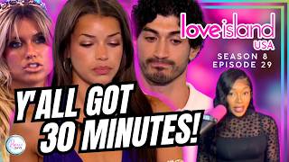 Love Island USA Season 8 Episode 29 Recap & Review!!