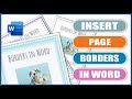 Borders in Word | How to use page border in MS Word | MS Word tutorials