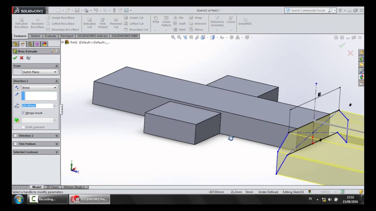 Video Tutorial Modul 2 - 2D Sketch 3D Modelling - YouTube