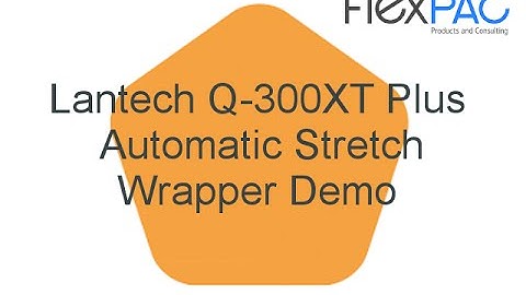 Lantech Q-300XT Plus | Automatic stretch wrapper