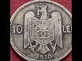 10 Lei Münze 1930 Romania, Value Coin