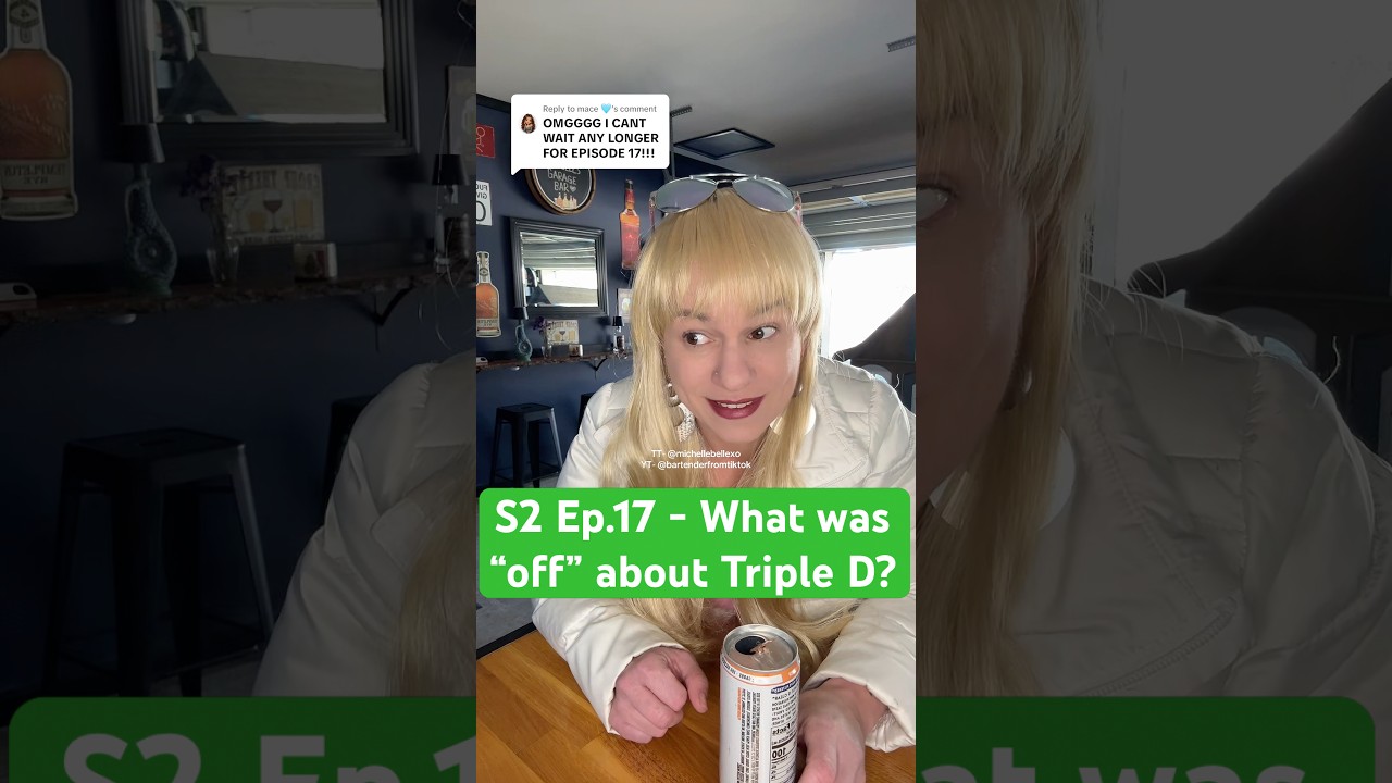 Season 2 Episode 17 of The Neighborhood Bar series - What was “off” about Triple D?