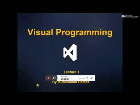 Visual Programming Lecture