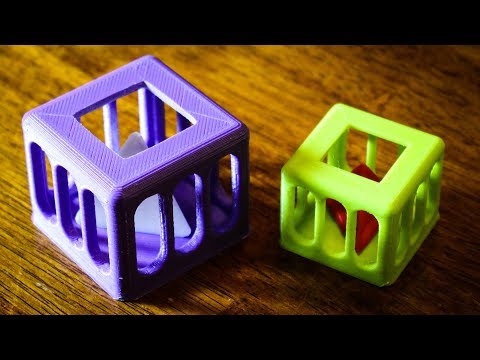 Caged Tetrahedron Puzzle - 3D Print