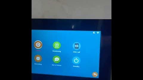 7 inch Touch Screen WIFI video intercom