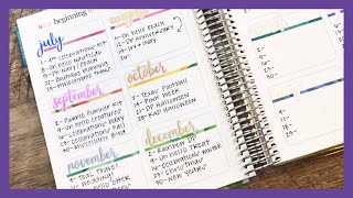 Setting Up My NEW Erin Condren Life Planner | 2019