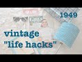 Testing out 5 Vintage DIY &quot;Life Hacks&quot; from 1949