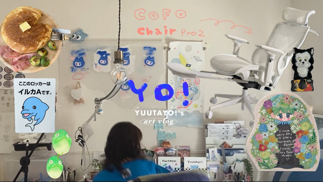 𝗔𝗿𝘁 𝘃𝗹𝗼𝗴 New chair! Redecoration! An artist's daily life