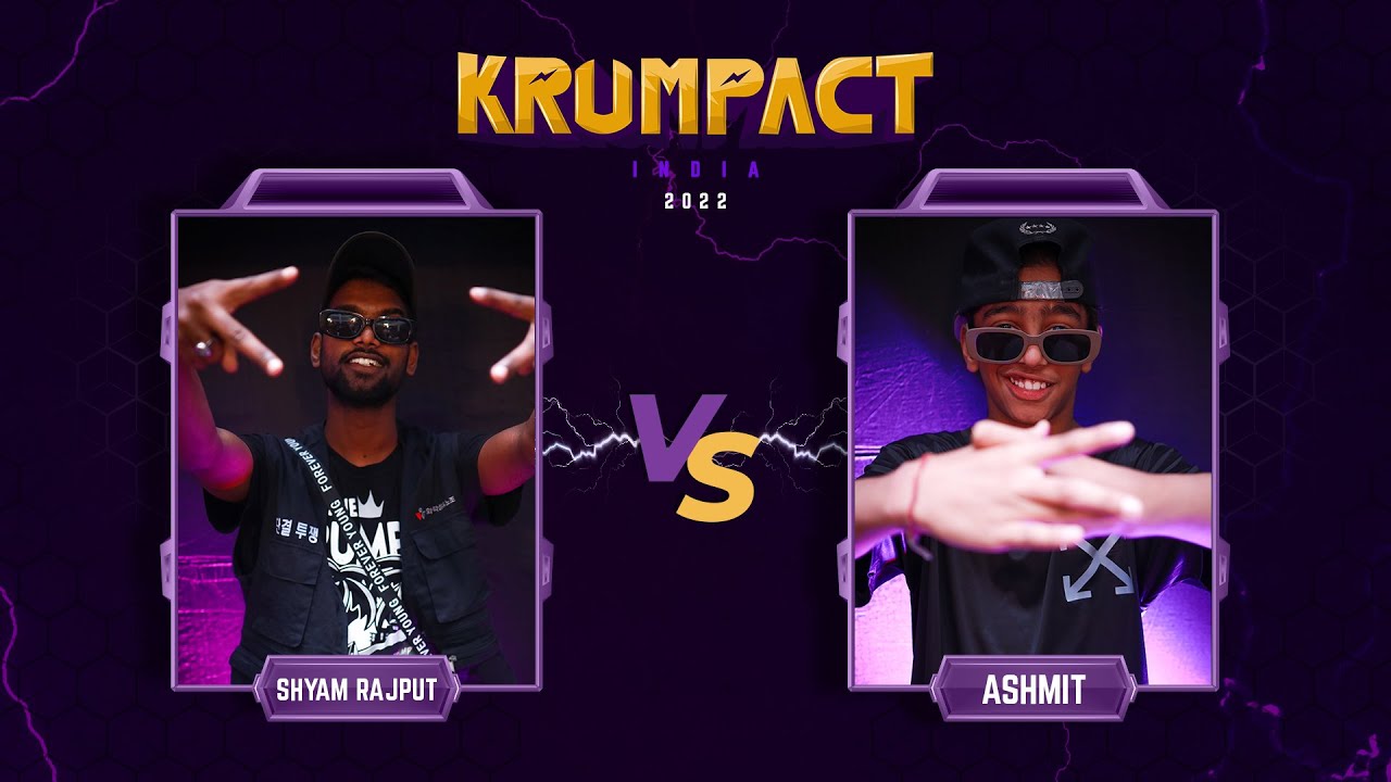 SHYAM RAJPUT VS ASHMIT | BEGINNERS TOP 8 | KRUMPACT INDIA 2022 - YouTube