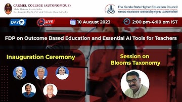 Day 01 |  National level Online FDP on 𝐎𝐮𝐭𝐜𝐨𝐦𝐞 𝐁𝐚𝐬𝐞𝐝 𝐄𝐝𝐮𝐜𝐚𝐭𝐢𝐨𝐧 𝐚𝐧𝐝 𝐄𝐬𝐬𝐞𝐧𝐭𝐢𝐚𝐥 𝐀𝐈 𝐓𝐨𝐨𝐥𝐬 𝐟𝐨𝐫 𝐓𝐞𝐚𝐜𝐡𝐞𝐫𝐬