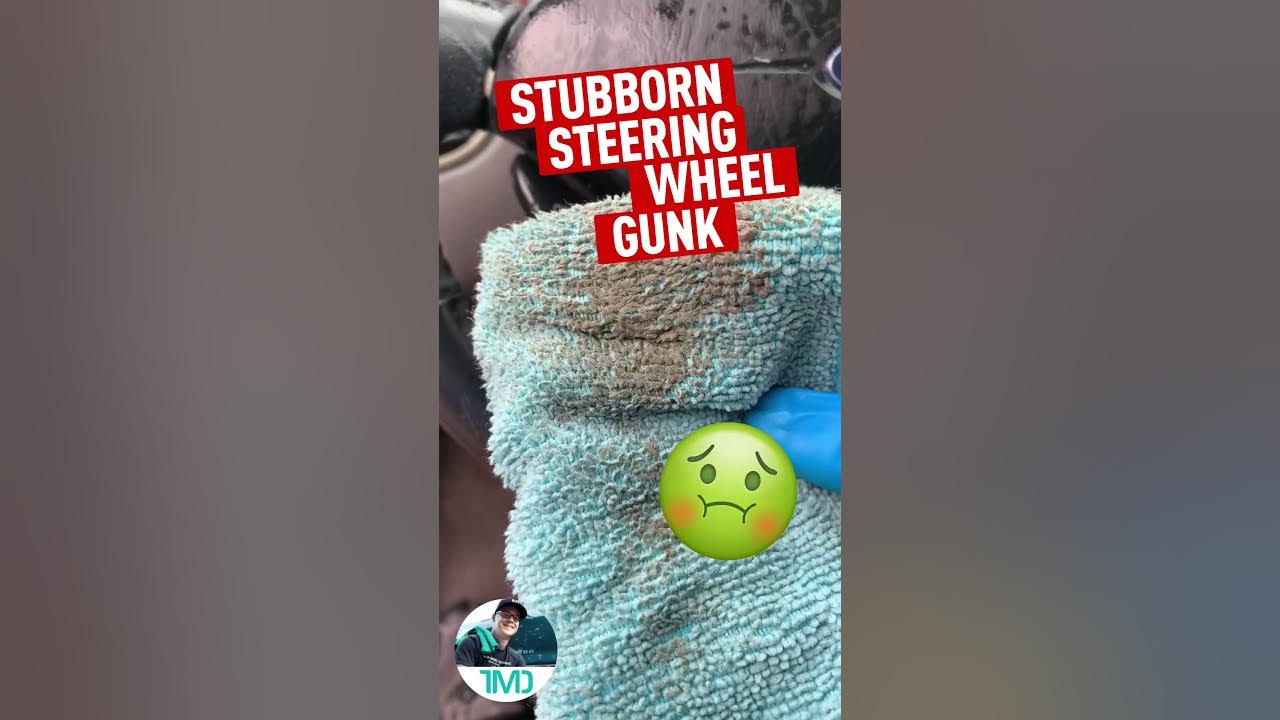Stubborn Steering Wheel Gunk! YouTube