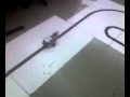 Lego car following line with surprise ending