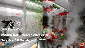 Brutal Doom v22 - Scorching Earth Map06 Nukage Control (All Secrets)