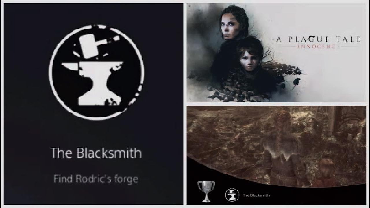 🐀 A Plague Tale : Innocence. The Blacksmith (Find Rodric's forge ) Trophy Unlock. Chapter 16 🐀