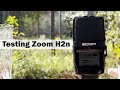 Testing zoom h2n all 4 recording modes