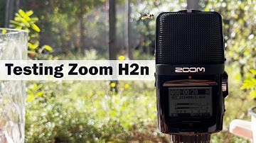 Testing Zoom H2n (All 4 Recording Modes)