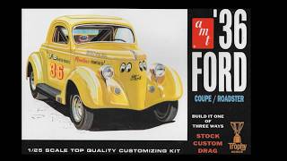 Building the AMT 1/25 scale 1936 Ford Coupe - Part one - destruction