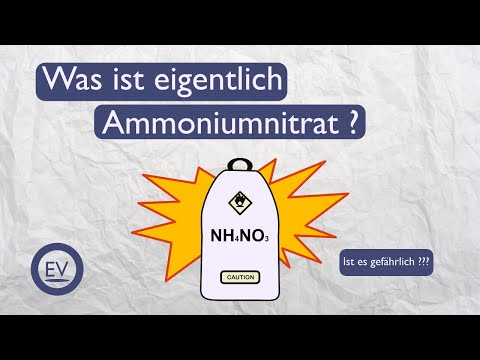 Video: So Erkennen Sie Ammoniumnitrat