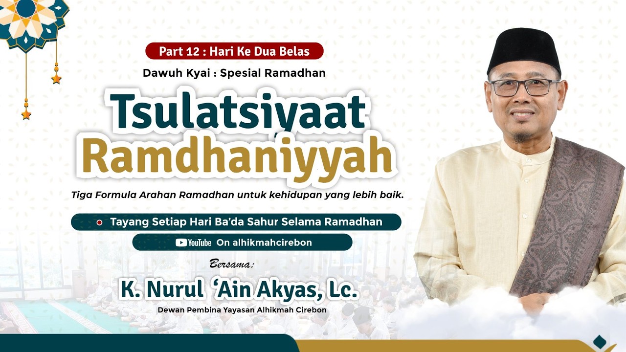 PART 12 : TIGA HAL PENGHAPUS DOSA & 3 TIGA HAL MENAIKKAN DRAJAT KEHIDUPAN