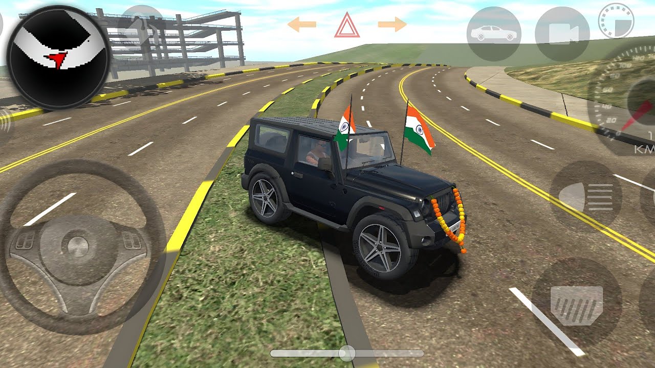 Modified Mahindra Thar 😈 Indian Light Green Full Custom Gameplay | Gadi Wala Game 2025 Android