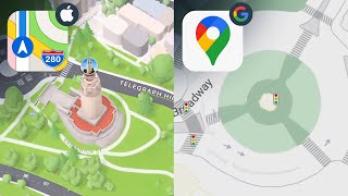 New Apple Maps vs New Google Maps (Watch their latest reveals) screenshot 3