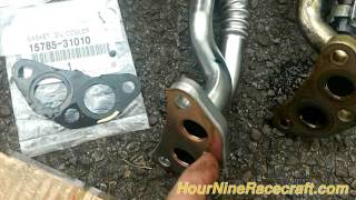 2007 and newer Sienna Oil Cooler Pipe Upgrade (oil leak deterrent/repair)